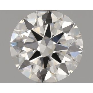 0.9 Carat Round I VVS2 EX VG GIA Natural Diamond