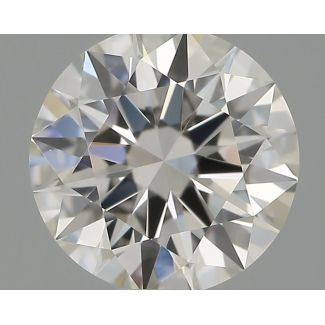 0.55 Carat Round H VS1 EX GIA Natural Diamond