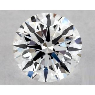 0.31 Carat Round F VVS2 EX GIA Natural Diamond