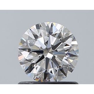 0.8 Carat Round F VS1 EX GIA Natural Diamond