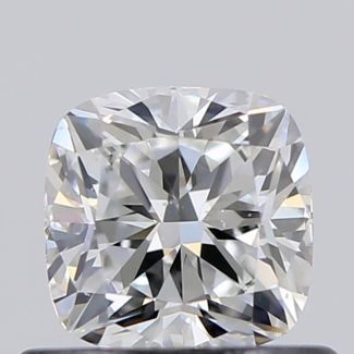 0.51 Carat Cushion Modified F VS2 - EX VG GIA Natural Diamond