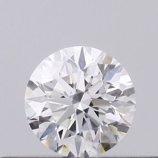 0.2 Carat Round D SI1 EX VG GIA Natural Diamond