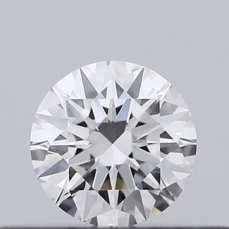 0.21 Carat Round E VVS2 EX GIA Natural Diamond