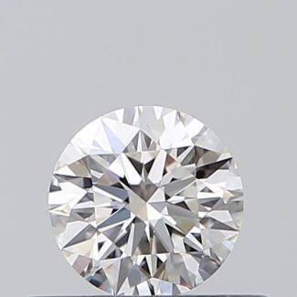 0.35 Carat Round E VVS2 EX GIA Natural Diamond