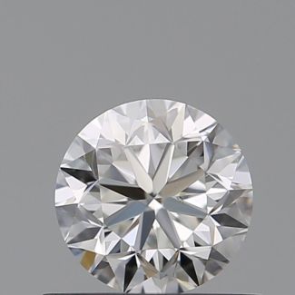 0.50 Carat Round F VS1 G EX GIA Natural Diamond