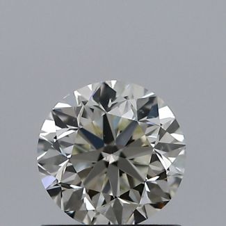 0.70 Carat Round K VS2 VG EX GIA Natural Diamond