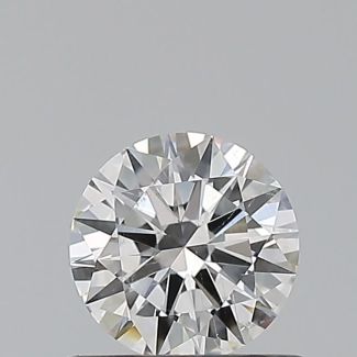 0.5 Carat Round F SI1 EX VG GIA Natural Diamond