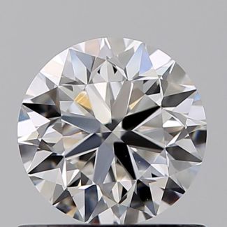 0.71 Carat Round F VS1 VG EX GIA Natural Diamond