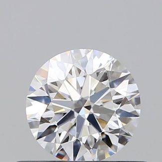 0.51 Carat Round D SI2 EX GIA Natural Diamond