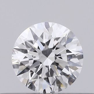 0.26 Carat Round D VS2 EX GIA Natural Diamond