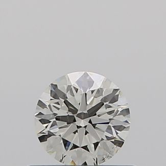 0.40 Carat Round K SI1 EX GIA Natural Diamond