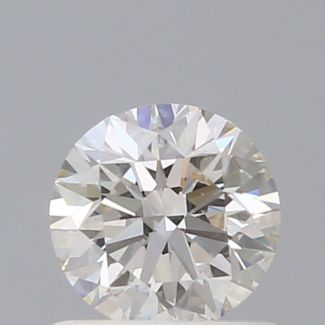 0.70 Carat Round J VS1 EX VG GIA Natural Diamond