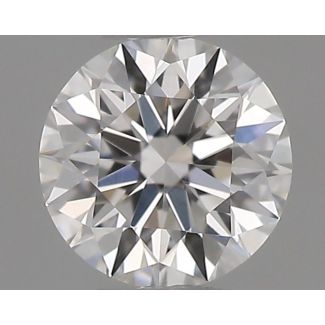 0.18 Carat Round E VVS2 EX GIA Natural Diamond