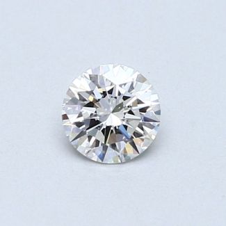 0.36 Carat Round D VVS1 EX VG GIA Natural Diamond