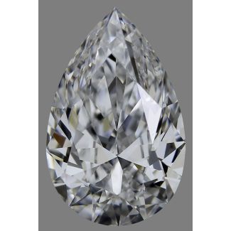 0.41 Carat Pear D SI1 - EX VG GIA Natural Diamond