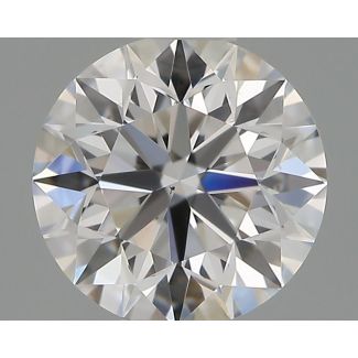 0.45 Carat Round D VS1 VG EX GIA Natural Diamond