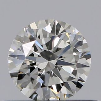 0.40 Carat Round J VVS1 VG EX GIA Natural Diamond