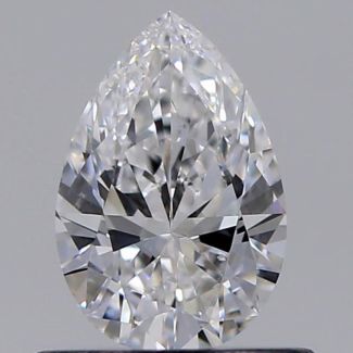 0.50 Carat Pear D VVS2 - VG GIA Natural Diamond