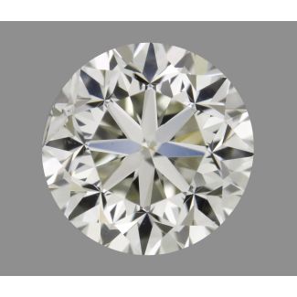 1.00 Carat Round J VVS2 GD EX VG IGI Natural Diamond