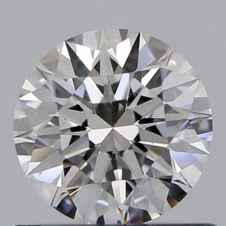 0.60 Carat Round E VS1 EX GIA Natural Diamond