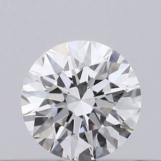 0.23 Carat Round G VVS2 EX VG GIA Natural Diamond