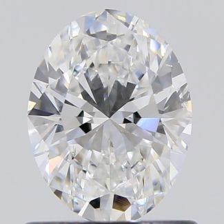 0.74 Carat Oval E SI1 - EX VG GIA Natural Diamond