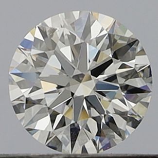 0.34 Carat Round E VVS1 EX GIA Natural Diamond