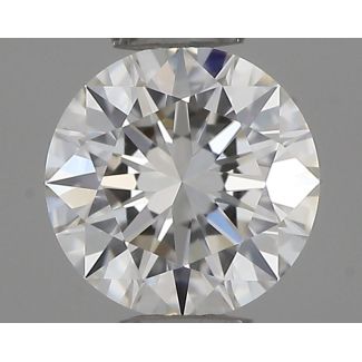 0.38 Carat Round F VVS1 EX GIA Natural Diamond