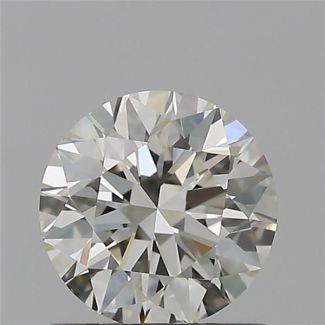 0.70 Carat Round H VVS2 EX IGI Natural Diamond