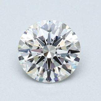 0.8 Carat Round I VVS2 EX GIA Natural Diamond