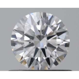 0.5 Carat Round D SI1 EX GIA Natural Diamond