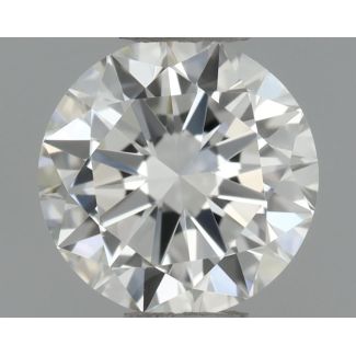 0.4 Carat Round H VVS1 VG EX GIA Natural Diamond