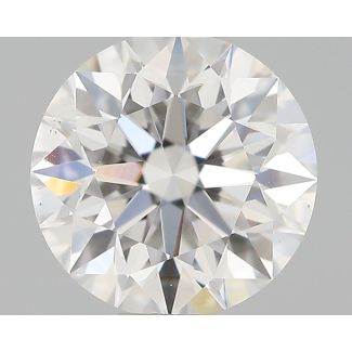 0.65 Carat Round E VS2 EX GIA Natural Diamond