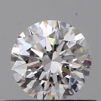 0.40 Carat Round E SI1 EX GIA Natural Diamond