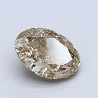 1.21 Carat Oval Brown VS1 - EX VG GIA Natural Diamond