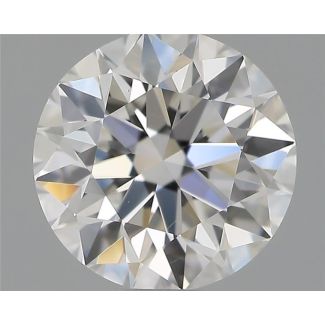 0.70 Carat Round F VS2 EX GIA Natural Diamond