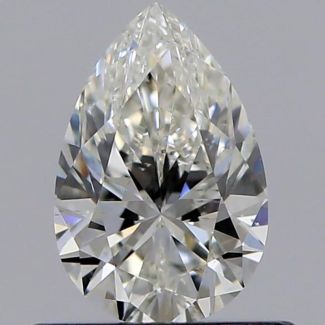 0.52 Carat Pear H VS2 - EX VG GIA Natural Diamond