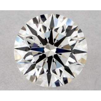 0.35 Carat Round H VVS2 EX GIA Natural Diamond