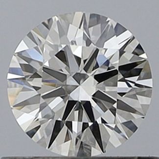 0.57 Carat Round D VVS1 EX GIA Natural Diamond