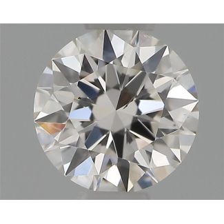 0.30 Carat Round H VS2 EX GIA Natural Diamond