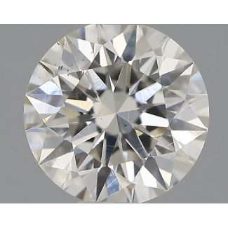 0.43 Carat Round F VS2 EX VG IGI Natural Diamond