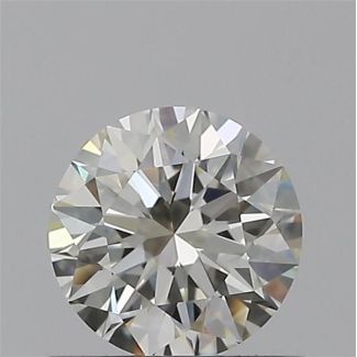 0.50 Carat Round H VVS1 EX IGI Natural Diamond