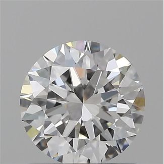 0.80 Carat Round D VVS2 EX GIA Natural Diamond