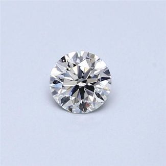 0.41 Carat Round G SI1 EX GIA Natural Diamond