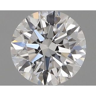 0.5 Carat Round D VVS2 EX GD GIA Natural Diamond