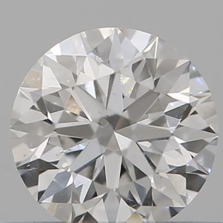 0.36 Carat Round F SI1 EX GIA Natural Diamond