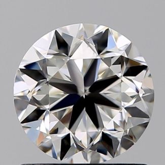 1.01 Carat Round H VVS1 GD EX VG GIA Natural Diamond