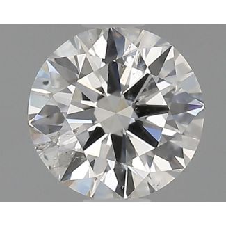 0.5 Carat Round H SI2 EX VG GIA Natural Diamond