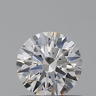 0.51 Carat Round D IF EX HRD Natural Diamond