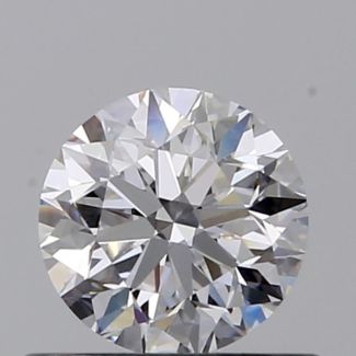 0.50 Carat Round D VVS1 VG EX GIA Natural Diamond